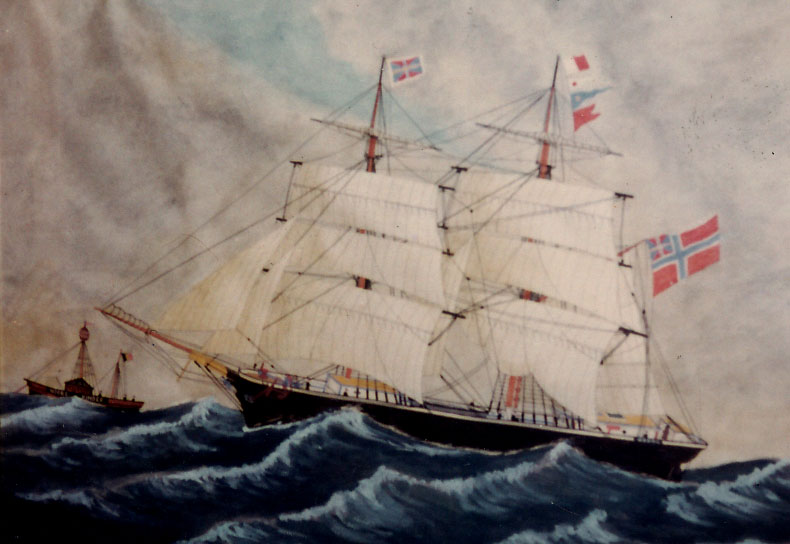 Georg af Frederiksstad. Capt. Christiansen, Putten.